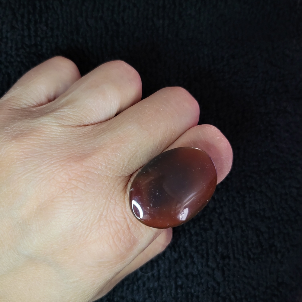Brown Stone Statement Ring - image 2